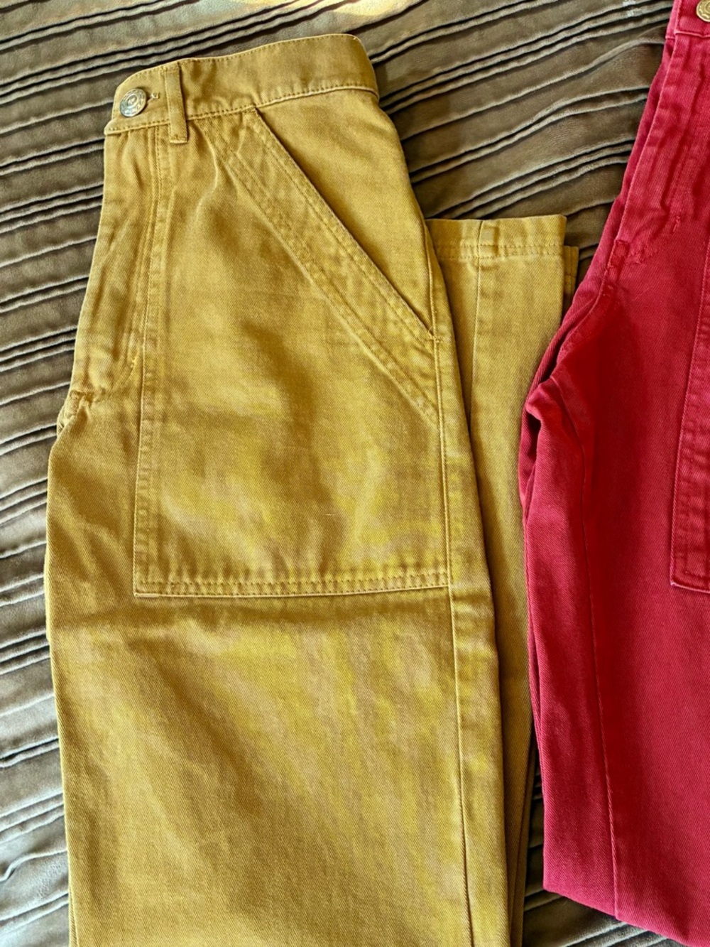 Big Bud Press Work Pants in Spicy Mustard XXS - Picture 6 of 8